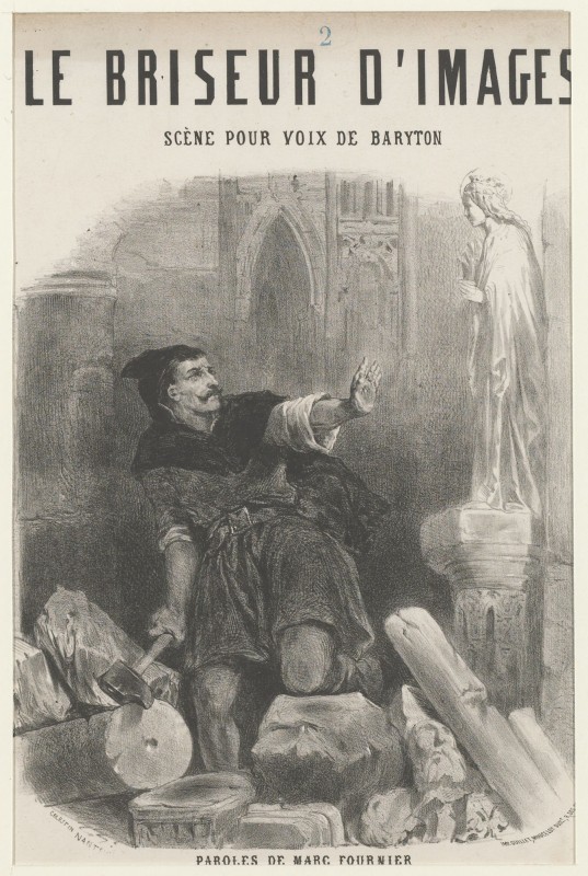 Le briseur d'images : scène pour voix de baryton