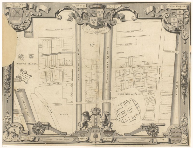 Stadskaart van Wijk no. IV in Amsterdam