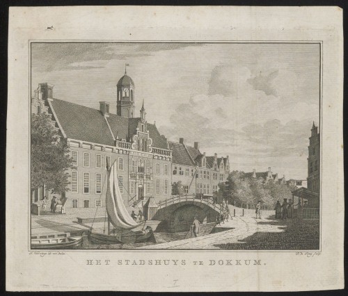 Het stadhuis van Dokkum