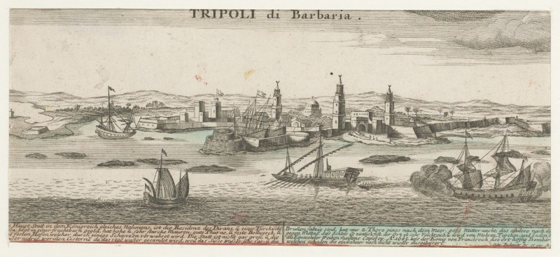 Stadsgezicht van Tripoli