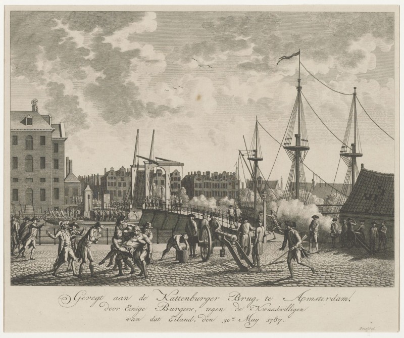 Verovering van de Kattenburgerbrug, 1787