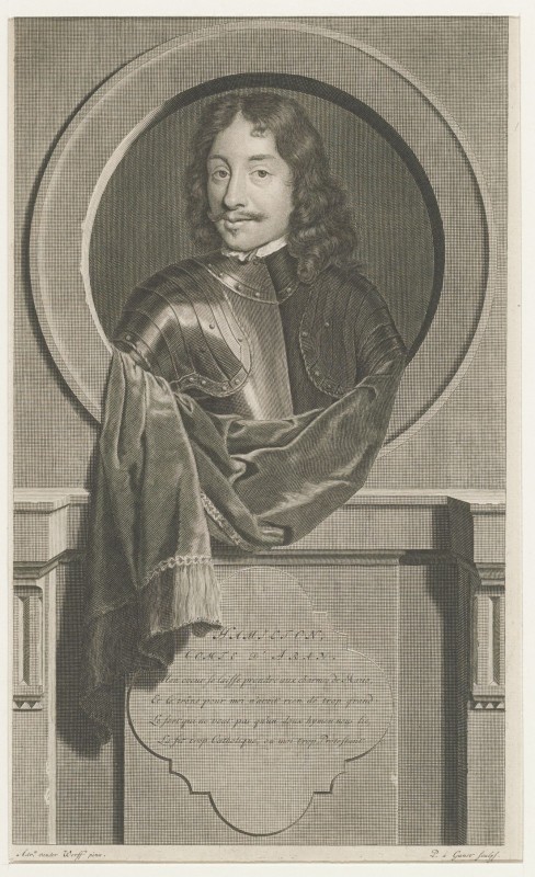 Portret van hertog James Hamilton