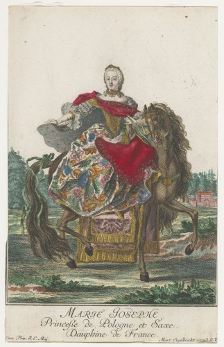 Portret van Maria Josepha van Saksen