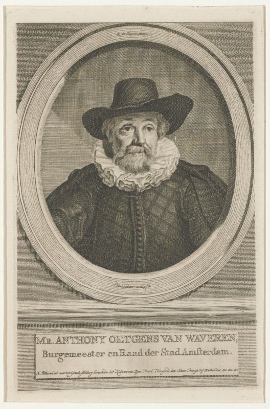 Portret van Antonie Oetgens van Waveren