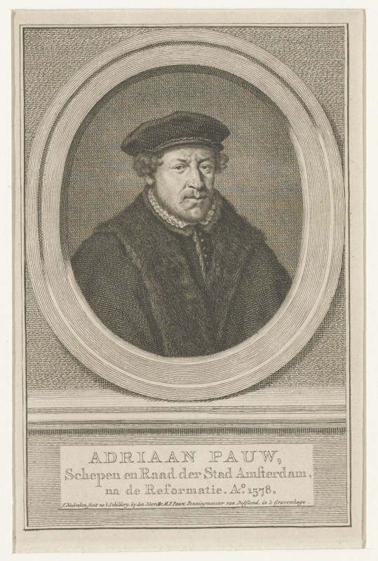 Portret van Adriaan Pauw