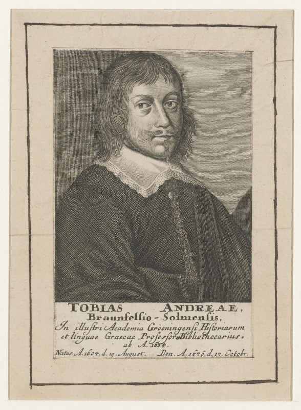 Portret van Tobias Andreae