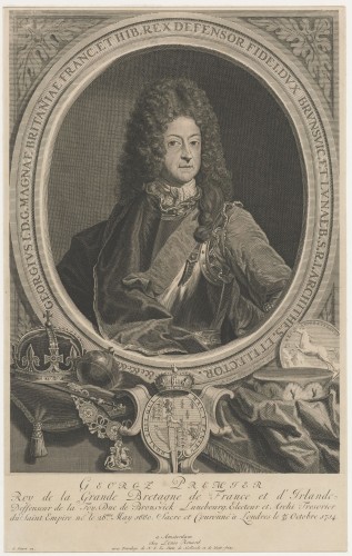 Portret van George I van Engeland