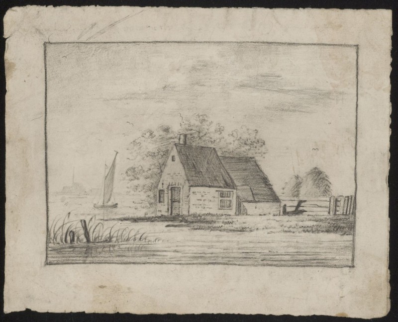 Tekening van huisje