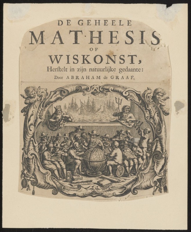 Titelpagina van een wiskundig boek