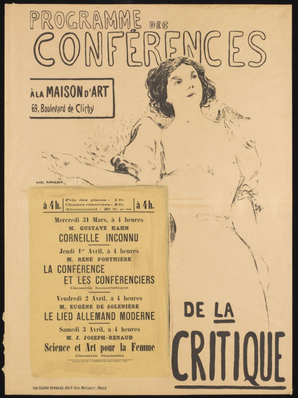 Programme des Conférences de la Critique