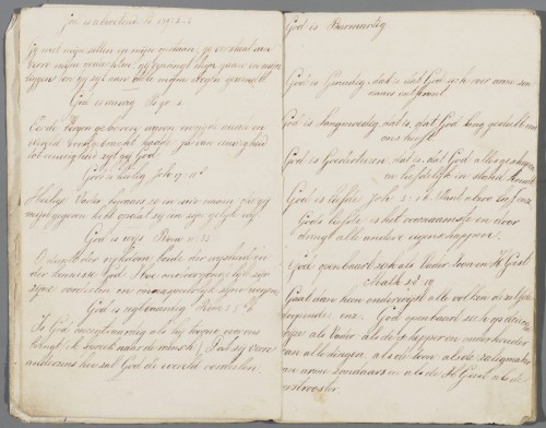 Schriftje met schoonschrift
