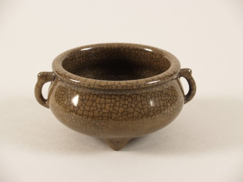 Wierookbrander met gecraqueleerd celadon