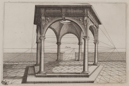 Ornamentprent. Illustraties bij de perspectiefleer II.