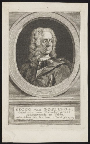 Portret van Sicco van Goslinga