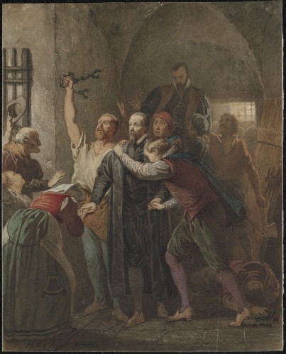 Historische scène 17e eeuw