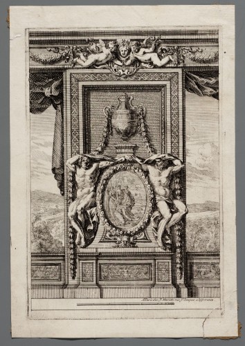 Ornamentprent. Lambris a l'italienne.