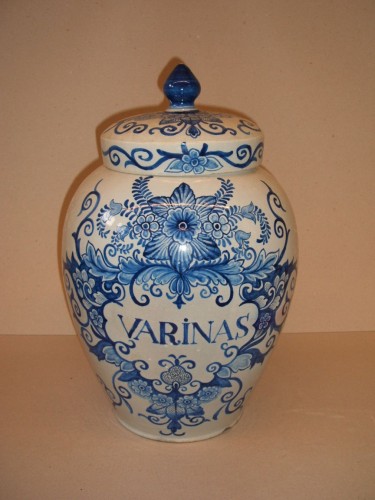 Snuifpot met ornamentaal decor