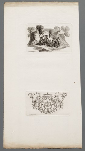 Ornamentprent. Vignet / boekillustratie.