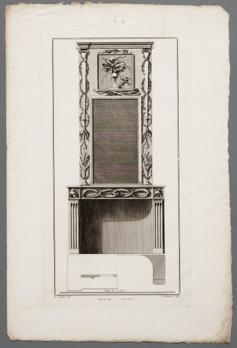 Ornamentprent. Cahier de six cheminées nouvelles.