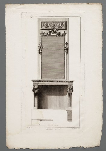 Ornamentprent. Cahier de six cheminées nouvelles.