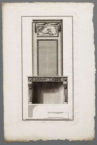 Ornamentprent. Cahier de six cheminées nouvelles.