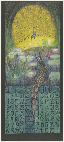 Kalenderblad voor september en oktober 1930