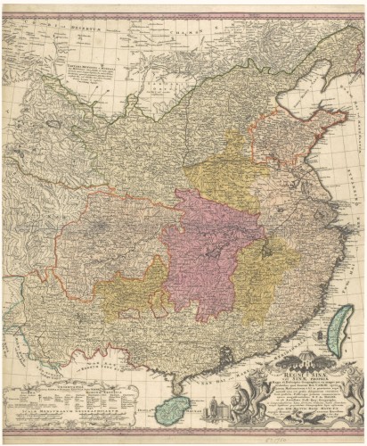 Landkaart van China
