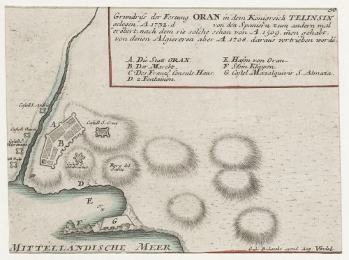 Plattegrond van Oran