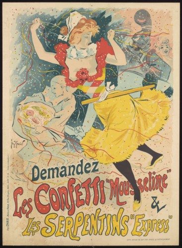 Demandez Les Confetti “Mousseline” les Serpentines “Express”