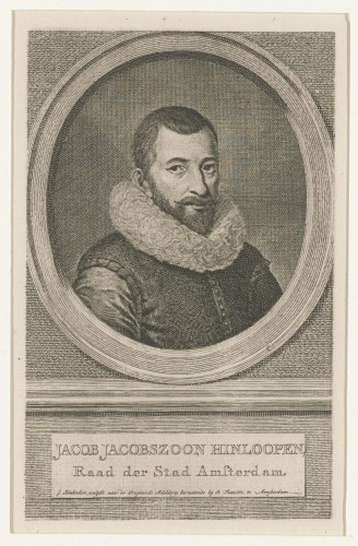 Portret van Jacob Jacobszoon Hinlopen