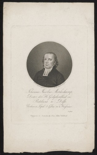 Portret van Johannes Jacobus Metelerkamp