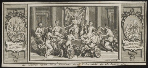 Eendracht verenigt de zeven provincies in de Staten-Generaal, 1651