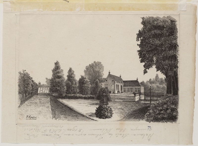 Gezicht op Dekema State te Jelsum