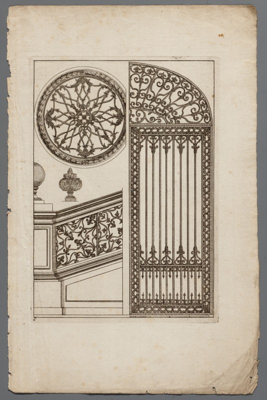 Ornamentprent. Livre de Serrurerie (kopie).