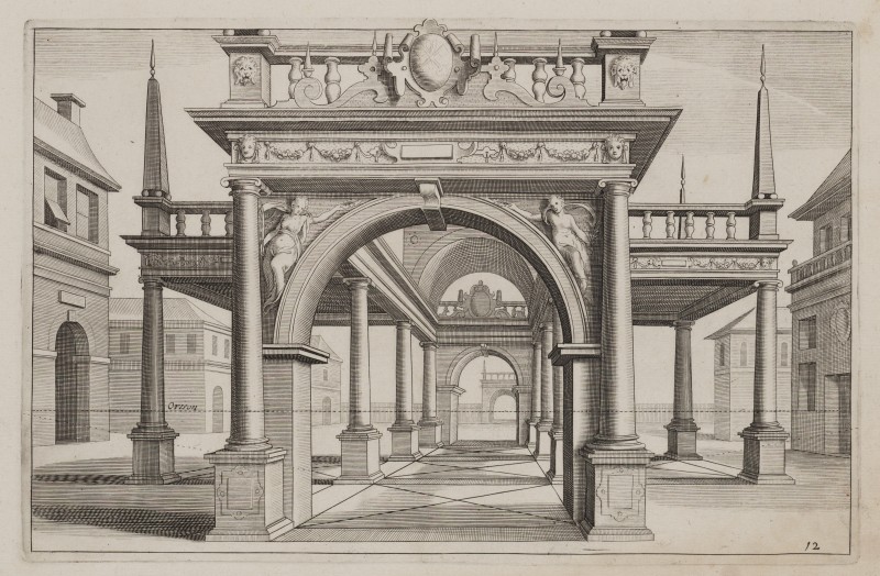 Ornamentprent. Illustraties bij de perspectiefleer II.