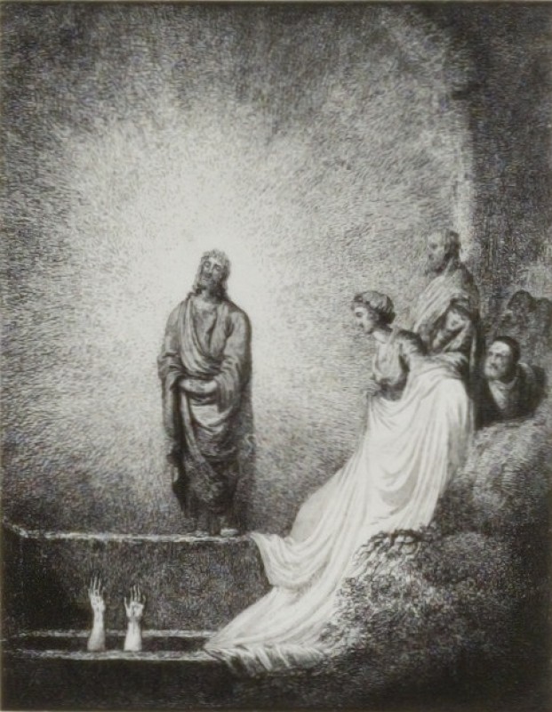 Christus en Lazarus