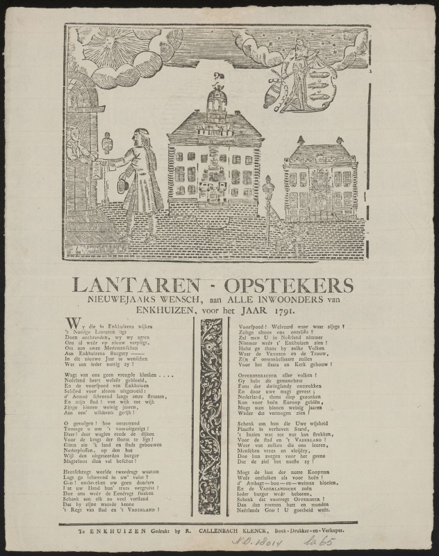 Lantaren-Opstekers Nieuwejaars Wensch