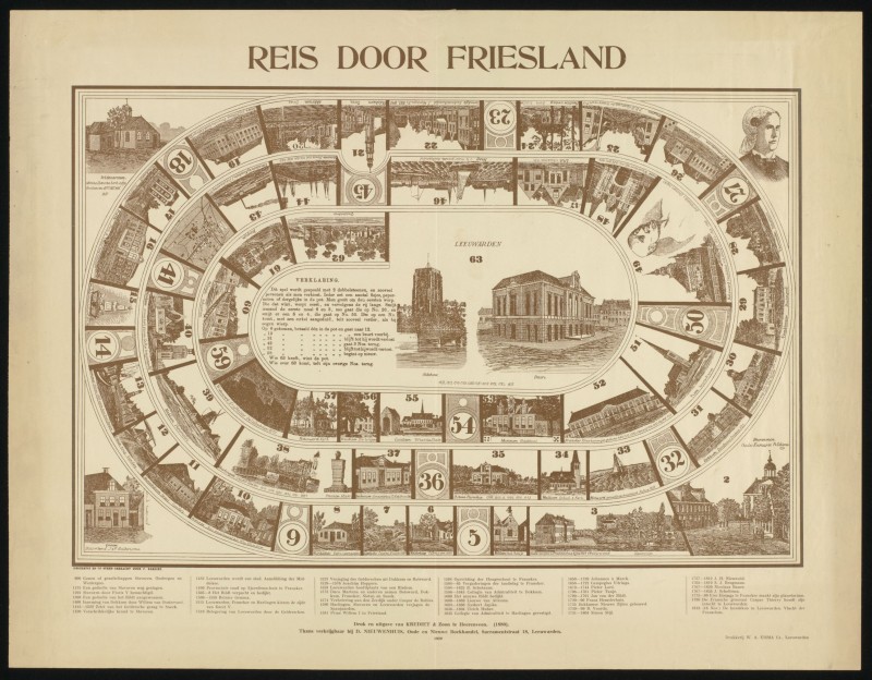 Reis door Friesland