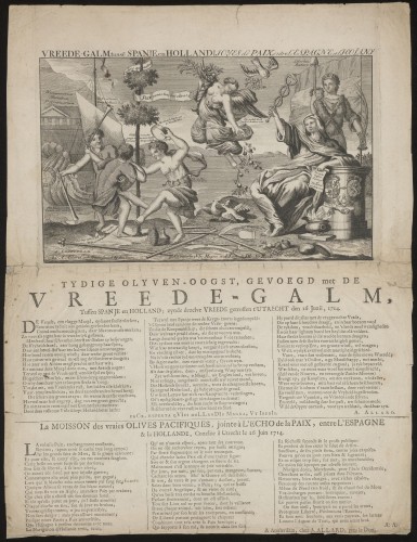 Allegorie op de vrede van Utrecht, 1714