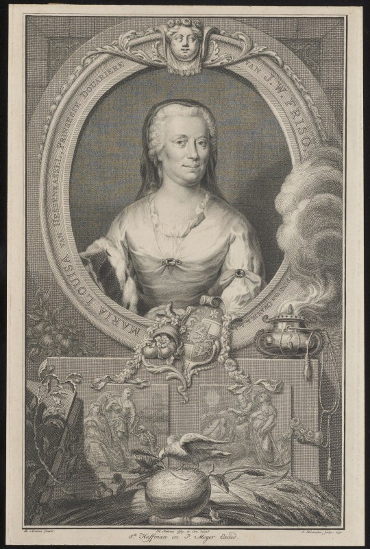Portret van Maria Louisa van Hessen-Kassel
