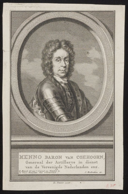 Portret van Menno van Coehoorn