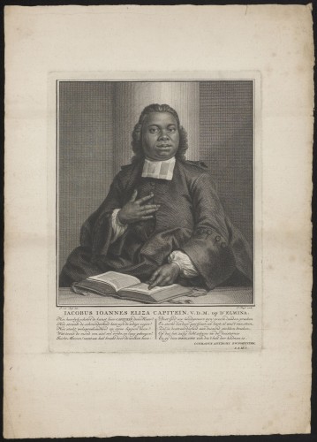Portret van Jacobus Capitein