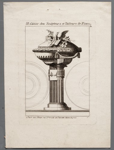 Ornamentprent. Troisième Cahier des Sculpteurs et Tailleurs de Pierre.