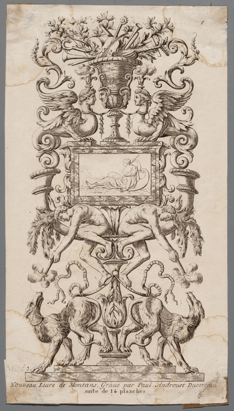 Ornamentprent. Nouveau Livre de Montans (facsimilé).