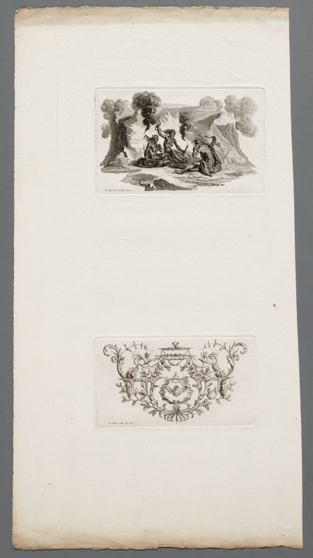Ornamentprent. Vignet / boekillustratie.