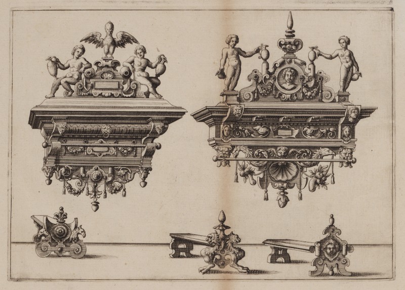 Ornamentprent. Verscheiden Schrynwerck (kopie).