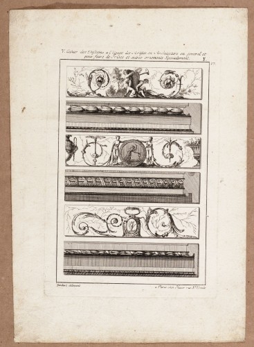 Ornamentprent. V. Cahier des Desseins.