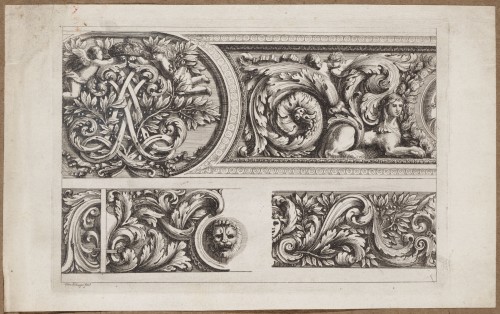 Ornamentprent. Frises et différents ornements à l'italienne (kopie).