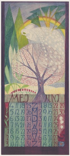 Kalenderblad voor mei en juni 1930