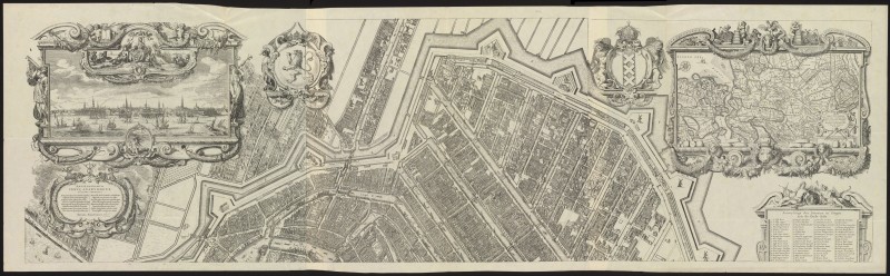 Plattegrond van Amsterdam